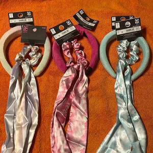 #13 No boundaries hair accessories 3 hair tie and 3 headband 3 Tails